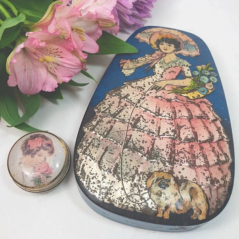 Antique English Sweets Tin Bundle